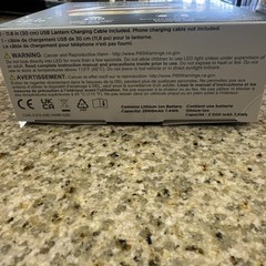 LuminAID Solar String Light 300 Lumens With Phone Charger & Area Light – NEW