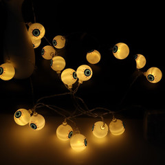 Halloween String Lights 10Ft 20 Leds Battery Operated Outdoor Decorations Eyebal