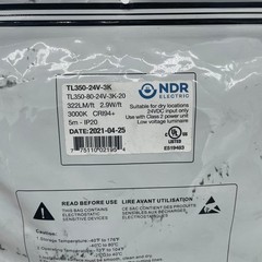 NDR Electric TL350-24V-3K LED Strip Light 3000K 5m 24V 322LM/ft CRI94+ IP20 NEW