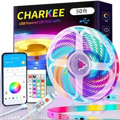 LED Strip Lights, Smart Light with App & Remote Control, RGB LED Lights for room