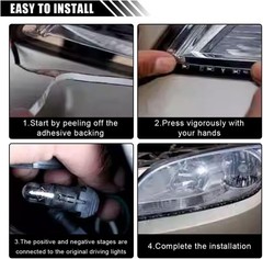 Bright 6PCS LED Underglow Strip Lights – Perfect for Cars & Boats – Easy Install