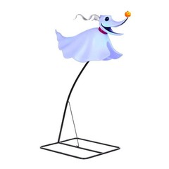 Zero Nightmare Before Christmas 4.5 FT LED Halloween Decoration Yard Decor