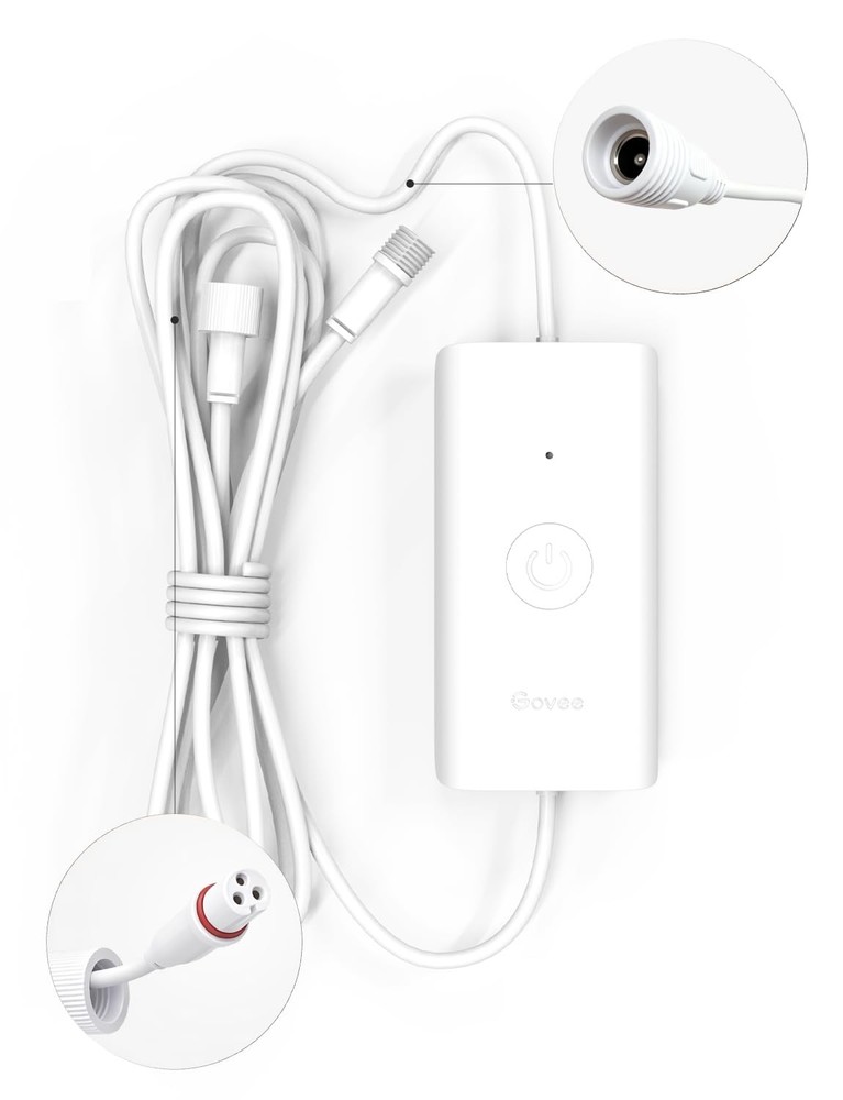 Govee Control Box for Govee Permanent Outdoor Lights 2(Non cuttable & Non-Pro Ve