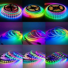 5V 12V SK6812 RGBW 4in1 Full Color LED Strip Light Pixel Individual Addressable