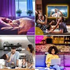 LED Light Strip 3528 RGB USB Waterproof SMD Flexible DIY for Room Cars Bar