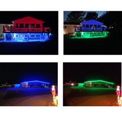 Wall Mount RF Remote 60LEDs/M 40M 30M 20M 10M 24V Waterproof RGB LED Strip Light