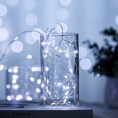 1-200PACK 6.6ft 20 LED Battery Operated Mini LED Copper Wire String Fairy Lights