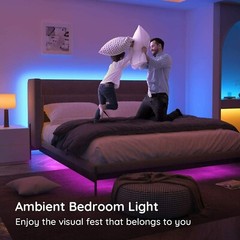 32.8ft RGB LED Strip Light Kit 600 LEDs Adhesive LED Tape Light for Home Decor