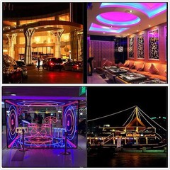 110V 360° Neon LED Strip Waterproof IP68 Outdoor Yard Light Flexible Round Rope