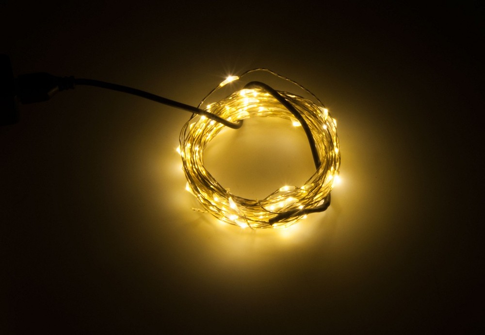 Karlling USB Plug in Fairy Lights, 16ft Warm White Christmas Lights