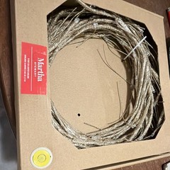 Martha Stewart 9ft Gold LED Garland Warm White Flexible Indoor Wire