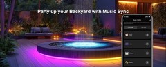 Lumary 16.4Ft Smart Neon Rope Light, Outdoor RGBAICW, Alexa, Waterproof