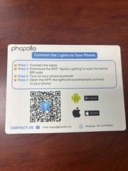 PHOPOLLO Bluetooth Led Strip Lights 100ft (2 Rolls of 50ft), RGB Color Changing
