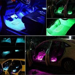 4×9 4×12 LED Car Interior Decor Neon Atmosphere Light Strip With Music Control