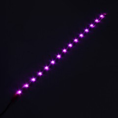 6PCS 12V 12″ 1FT 15SMD Flexible LED Strip Light Waterproof For Car Truck Boat US