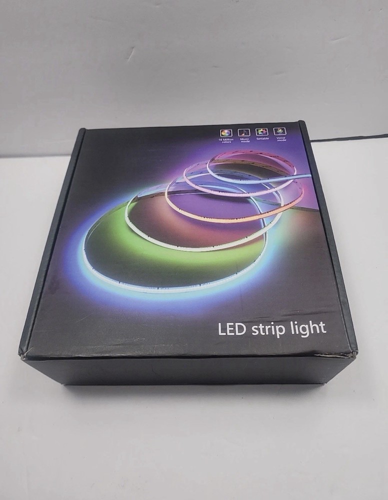 INDARUN RGB COB Led Strip Light 32.FT/10M(2 Rolls of 16.4FT/5M), 24V COB Led Str