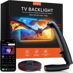 TV LED Backlight with Sensor, 14.7ft Cuttable RGB Lights That Change with TV …
