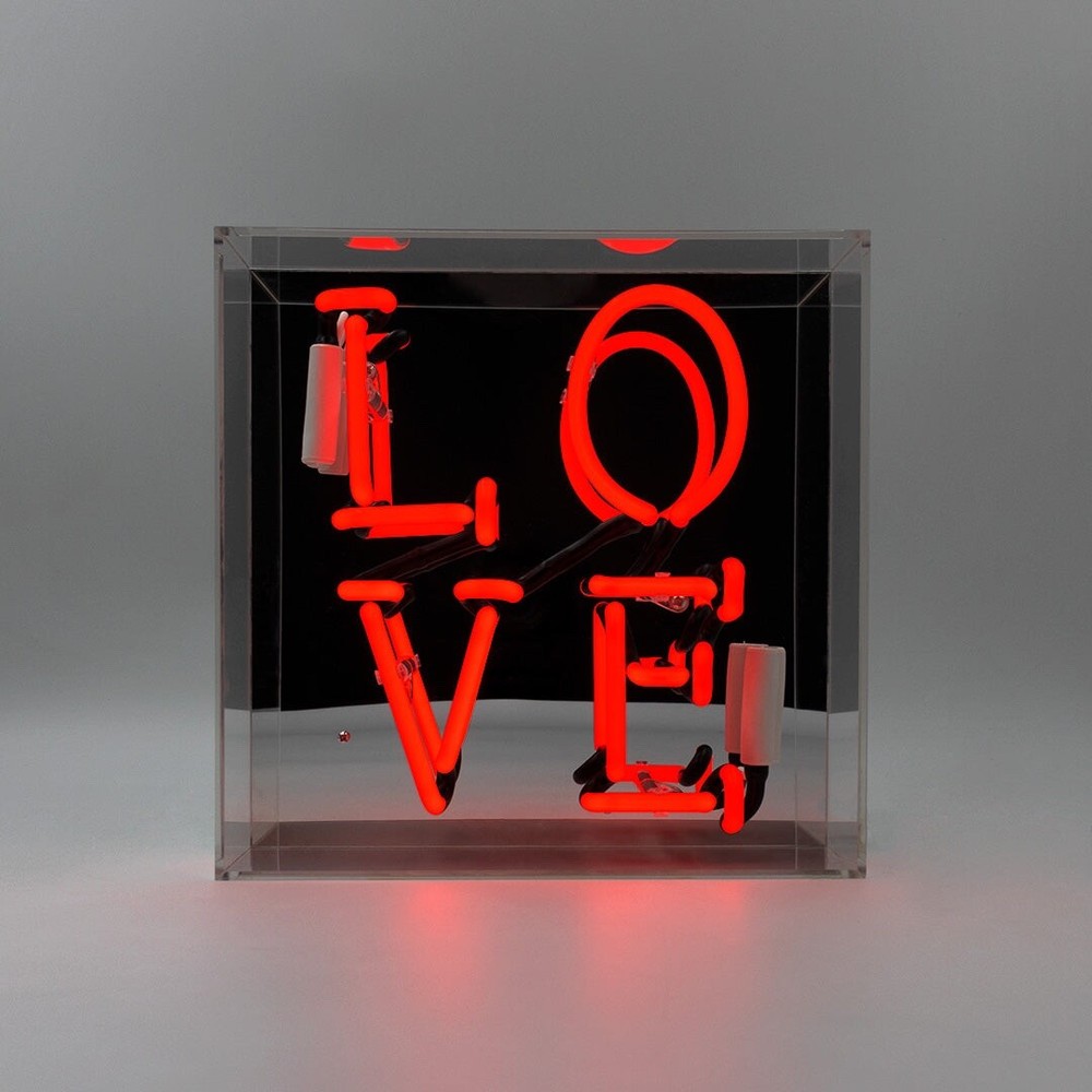 Locomocean – Neon Love Glass Neon Sign Red Locomocean – Love Neon Sign