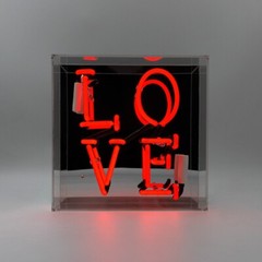 Locomocean – Neon Love Glass Neon Sign Red Locomocean – Love Neon Sign