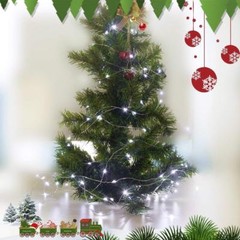 Solar String Lights LED Outdoor Waterproof Copper Wire Xmas Party Decor Garden