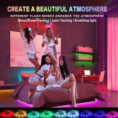 LED Strip Light Remote Fairy Light Room Party Waterproof 100FT Flexible 2835 RGB