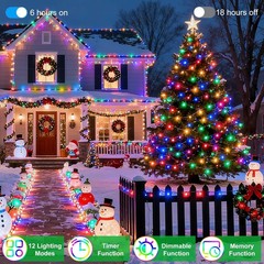 470FT 1500 LED Christmas String Lights Outdoor Waterproof Multicolor