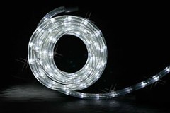 Cool White Rope Light 10′ 25 50 100 150ft, Connectable Indoor Outdoor Waterproof