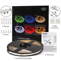 Tasodin Water-resistance Ip65, 12V Waterproof Flexible Led Strip Light