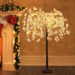 4ft Cherry Blossom Tree Lights LED Artificial Lighted Trees for Party Christmas