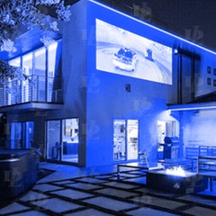 LED Strip Lights 16.4ft 5M LED Blue LED Tape Light Waterproof IP65 2850 SMD