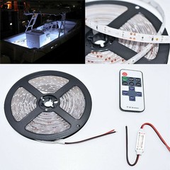 Color LED Strip Lights, Smart Light with IR Remote Control, RGB LED 1ROLL16.4ft
