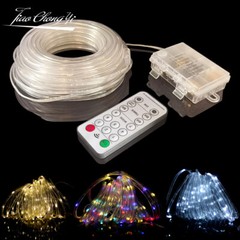 LED Rope Tube string light 5M 10M 20M Outdoor Christmas Rope Light Fairy Light