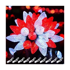 C9 Led Christmas String Lights, 68 Feet 100 LED Strawberry Roof Lights with 1…