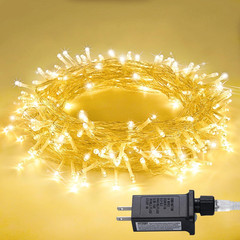 100 LED Warm White String Lights – 33 Ft Indoor/Outdoor Fairy Lights