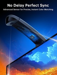 TV LED Backlight with Sensor, 14.7ft Cuttable RGB Lights That Change with TV