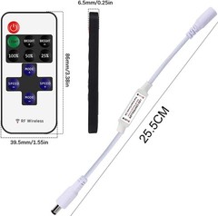 2 Pack LED Light Strip Remote Control Mini RF Wireless LED Controller Single …