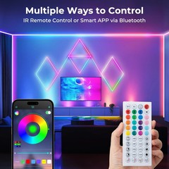 100FT LED Neon Rope Lights, Flexible Led Rope Lights Control with App/Remote,…