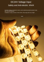 Diffuse Reflection LED Light DC 24V High Brightness Lens Flexible LED Strip
