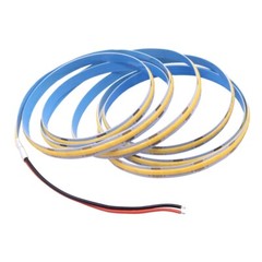 5V 12V 24V COB LED Strip Light Flexible Tape Lights DIY Indoor Cabinet Kitchen
