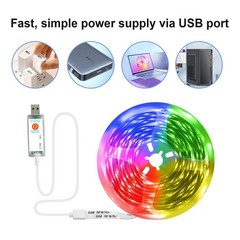 LED Strip Lights, Smart Light with App & Remote Control, RGB LED Lights for room