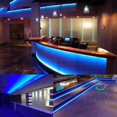LED Neon Rope Light 33ft Blue AC110V 120V Connectable Flexible Waterproof Strip