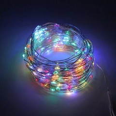 100/200 LED Solar Fairy String Light Copper Wire Outdoor Waterproof Garden Decor