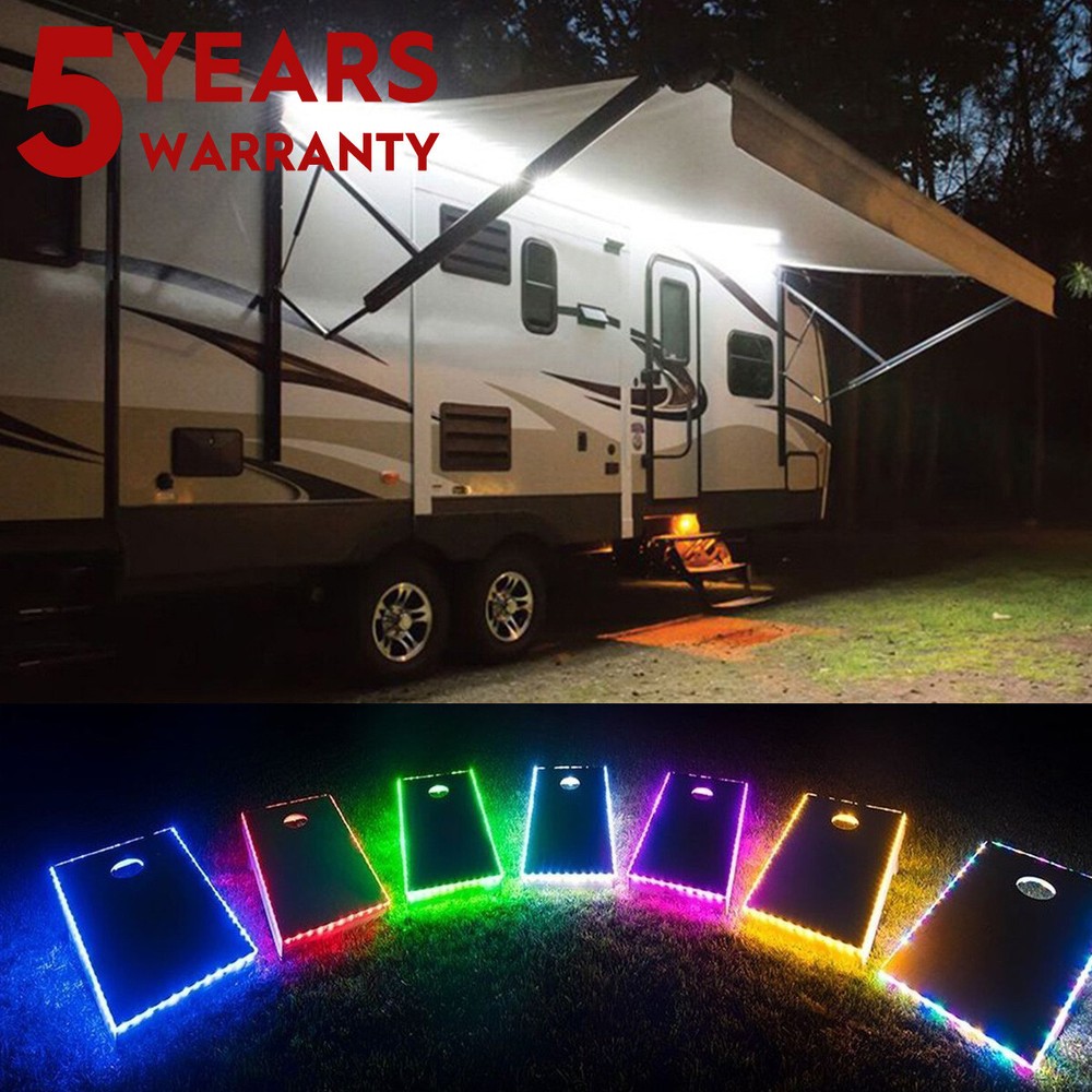 16.4Ft LED Strip Lights, Smart Light IR Remote Control, RGB LED 1 ROLL