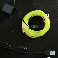 16FT Neon LED Light Glow EL Wire String Strip DIY Rope Tube Car Party Bar Decor