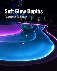 Shine Decor IP68 Waterproof LED Strip Light, 24V Pool Rated Submersible Silicone