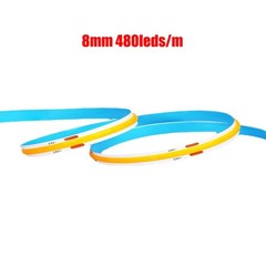 5V 12V 24V COB 480leds/m 5M 16.4ft LED Flexible Strip light Tape Lights Bar Room