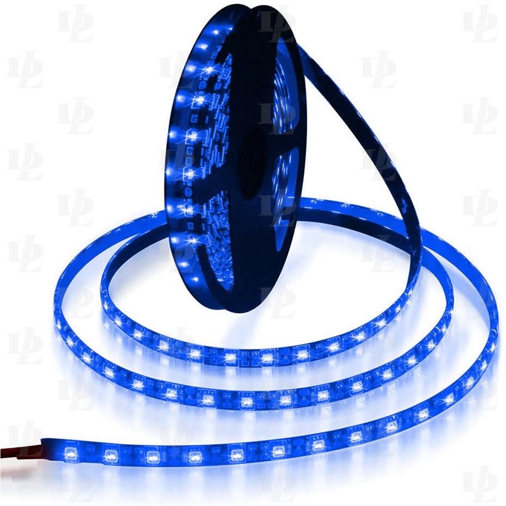 LED Strip Lights 16.4ft 5M LED Blue LED Tape Light Waterproof IP65 2850 SMD