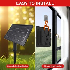 8-modes Solar COB Neon LED Strip Light Flex Lamp Garden Decor Waterproof Lights