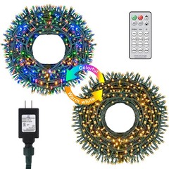 108-148FT LED Christmas LED String Lights with Remote Timer Indoor Outdoor Decor