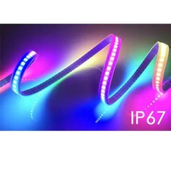 5050 WS2812B RGB IC LED Strip Lights 144 LEDs Pixel Individual Addressable DC5V